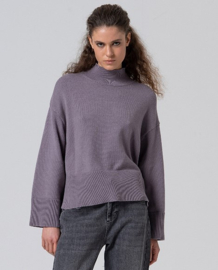 Surkana - Super Soft Rollneck knit Sweater Powder grey