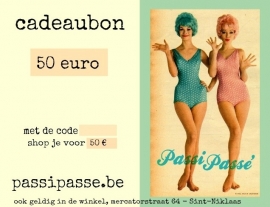 Cadeaubon 50 euro