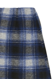 Ichi - Wooly Check Skirt