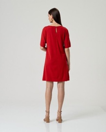 Surkana - Flared Red Dress