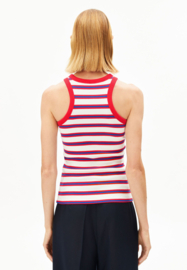 Armedangels - Kanitaa Stripe Top red/blue