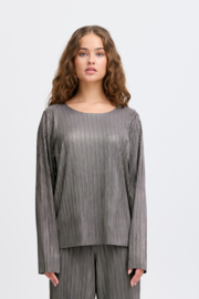 Ichi - Mathilde Longsleeve Asphalt
