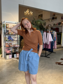 Wemoto-Feli knit polo top