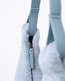 Surkana - Furry Shoulder Bag Dusty Blue