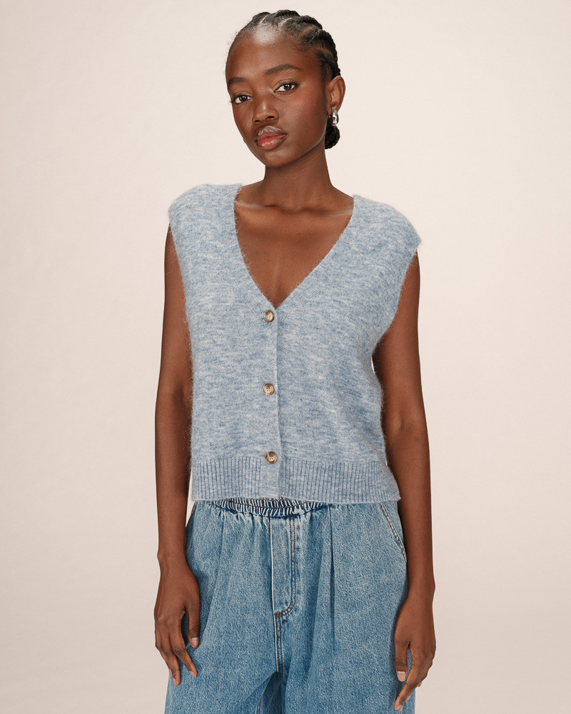 Grace & Mila - Santa Cardigan Bleuet