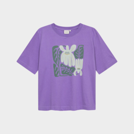 Dedicated - T-Shirt Vadstena Winter Blossoms Paisley Purple