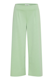 Ichi - Kate Cropped Pants Sprucestone green