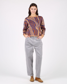 Wemoto - Edda Cord Pants Stone Grey