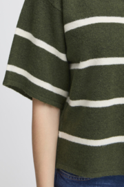 Ichi - Dasila Knit Top Rifle Green