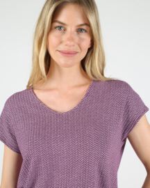 Wemoto - Lola loose knit top Eggplant