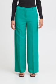 Ichi - Lexi Wide Pants green-blue