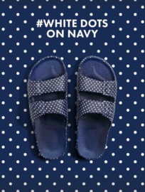 Freedom Moses - Dots white Navy