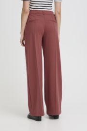 Ichi - Kate Sus Office Long Wide Pants Cowhide