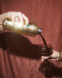 The Lou - Coupe Glass Set of 2 Smoke