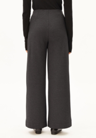 Armedangels - Basic Jersey Wide Leg Pants steel melange