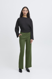Ichi - Kate Wide Pants Rifle Green