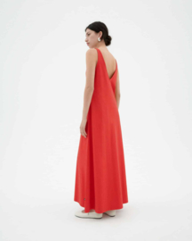 Thinking Mu - Sade Dress Fiery Red