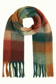 King Louie - Check Scarf Multi green