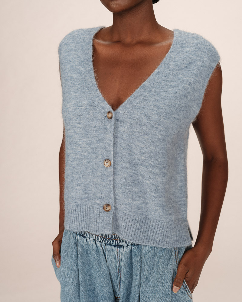 Grace & Mila - Santa Cardigan Bleuet