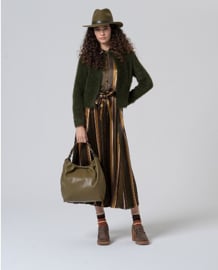 Surkana - Fluffy Jacket army green
