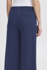 Ichi - Kate Sus Long Wide Pants 2 Medieval Blue