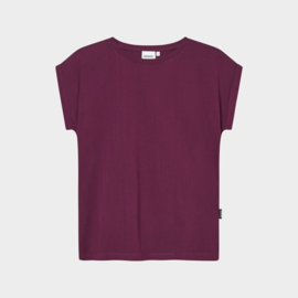 Dedicated - T-Shirt Visby Fig Red