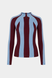 SKFK - Anuket Top Burgundy/Blue