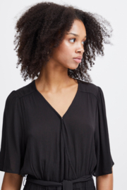 Ichi - Marrakech Playsuit Black