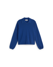 Thinking Mu - Khalida Knitted Sweater Klein Blue