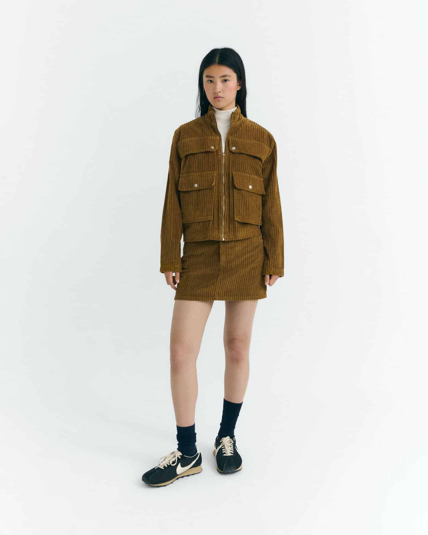 Thinking Mu - Celia Jacket Corduroy light oak