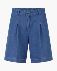 Another Label - Moore Pleated Denim Shorts