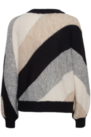 Ichi - Kamara Pullover Black Striped