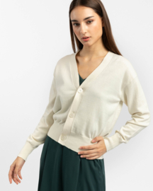 Wemoto - Drew knit cardigan off white