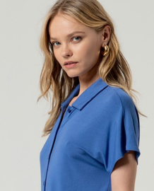 Surkana - Bamboo Shirt Top Blue