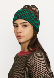 Selfhood - Rib Block Beanie green