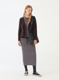 Nice Things - Elastic Cord blazer aubergine