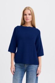 Ichi - Boston Midsleeve Sweater 3 Medieval Blue
