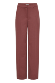 Ichi - Kate Sus Office Long Wide Pants Cowhide