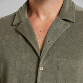 Dedicated - Terry Shirt Marstrand Vetiver green