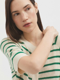Nice Things - Short Sleeved Striped Jacket