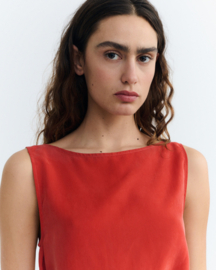 Thinking Mu - Solea Top Cupro Clavel