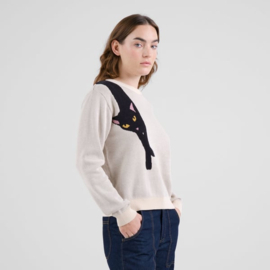 Dedicated - Sweater Arendal Long Cat Vanilla