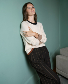 Surkana - Roundneck Sweater with contrast colour