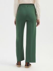 Nice Things - Elastic Back Wide Pants English Green