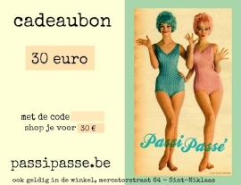 Cadeaubon 30 euro