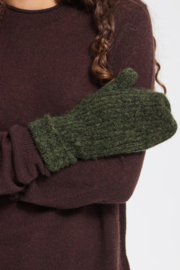 Ichi - Astrid Mittens Olive Green