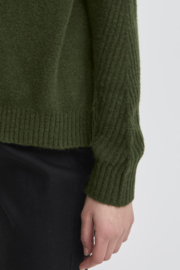Ichi - Dasila Sweater 3 Rifle Green