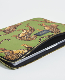 Wouf - Olive Leopard Laptop Sleeve 13"&14"