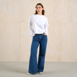 Dedicated - Berlin Flare Jeans mid blue