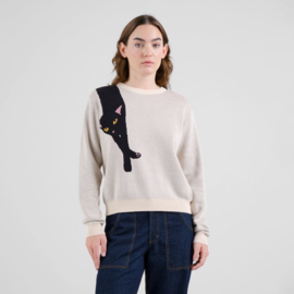 Dedicated - Sweater Arendal Long Cat Vanilla